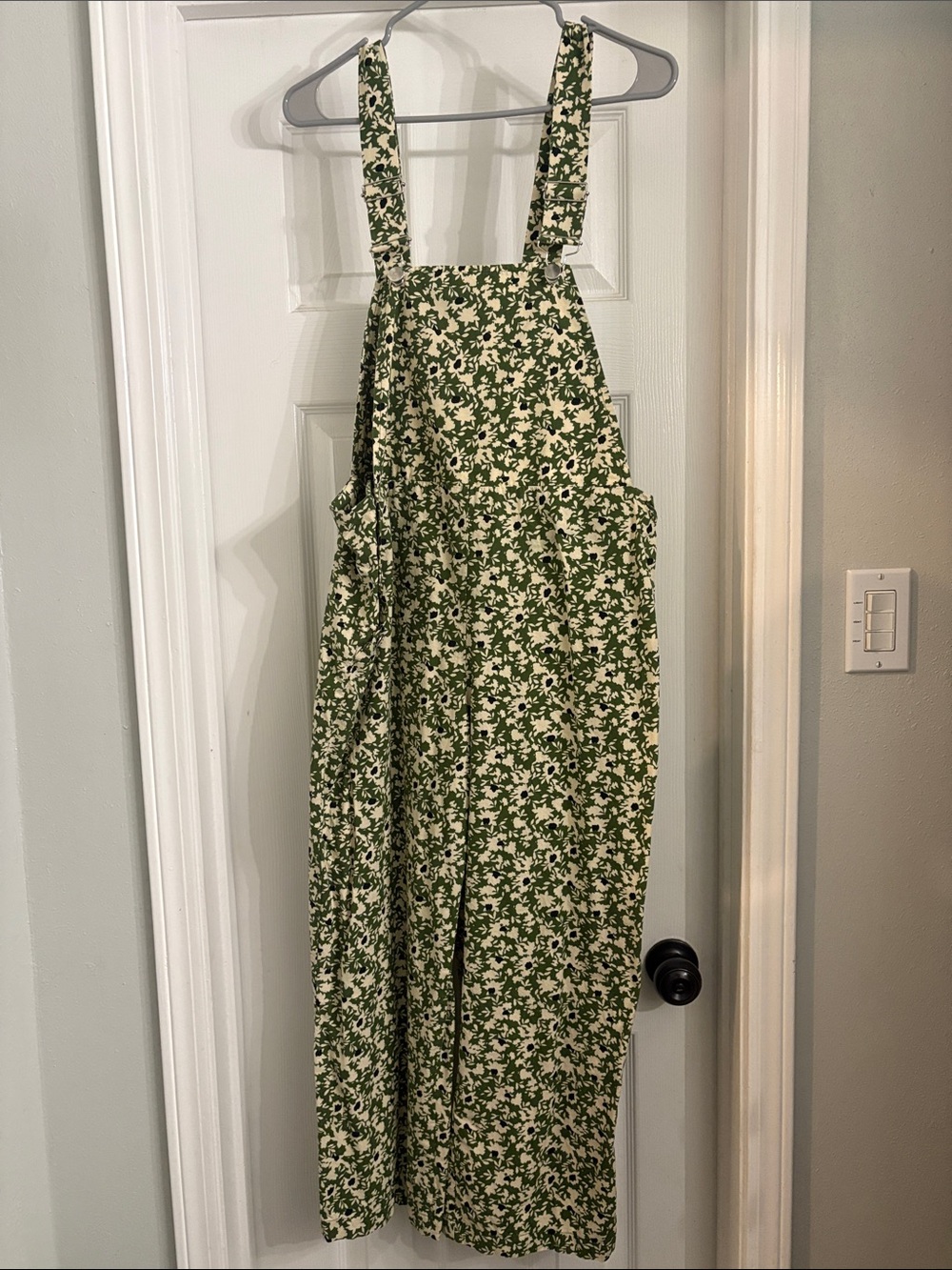 Zara floral overalls